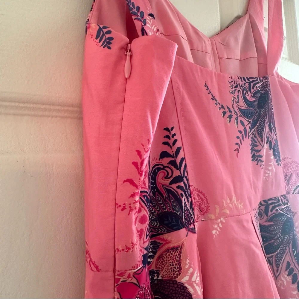 LOFT Pink Floral Mini Dress - Picture 6 of 12